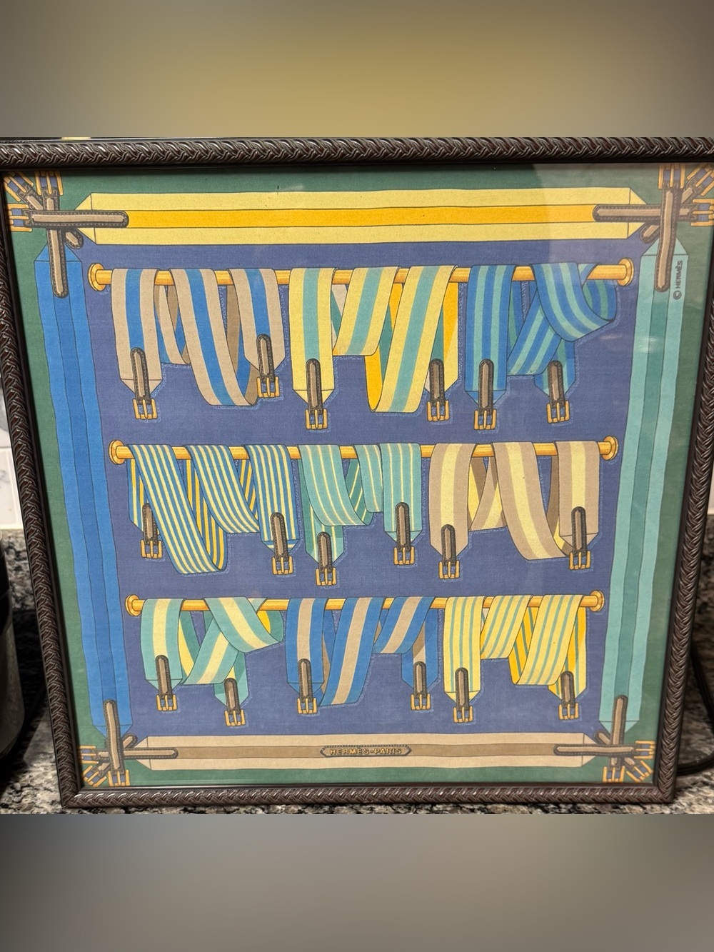 HERMÈS LES SANGLES Gavroche Scarf